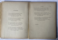 [BABELON J.] Jean NOSTOS (pseudonyme de Jean Babelon), Le joueur de sambuque. Paris, E. Leroux, 1918. 134p.
Très émouvant et rarissime recueil de poés...