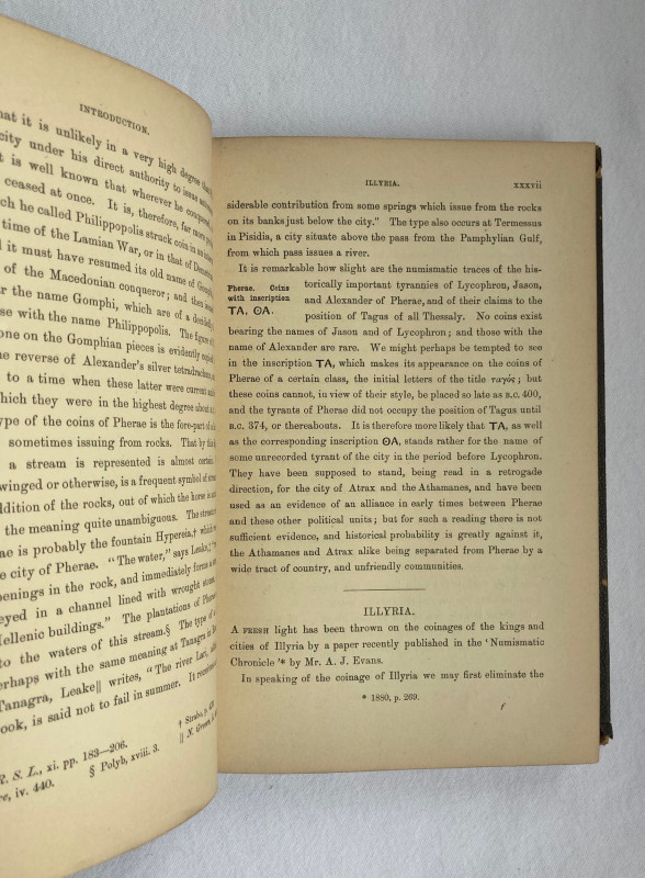 [BMC] GARDNER P., A Catalogue of The Greek Coins in The British Museum – Thessal...