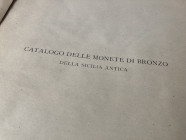 GABRICI E., Catalogo delle monete di bronzo della Sicilia antica : Museo nazionale di Palermo, Palermo, 1927. vi, 100 (6) page, X plates.
Page de titr...
