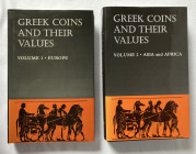 SEAR D., Greek Coins and their values, volume 1 : Europe, London, Spink/Seaby, 2004 ; volume 2 : Asia and Africa, London, Spink/Seaby, 2006. 316 + 762...