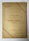 BOURGEY E. 27.-28.11.1911, Collection Chabenat. 1ère Partie: Monnaies françaises, jetons, Paris, Emile Boudin, 1911. 46 pages. 4 planches. 823 lots.