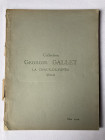 CIANI L. et FLORANGE J. 28.05.1924, Catalogue des Monnaies grecques et romaines, Médailles Artistique Françaises et étrangères composant la collection...