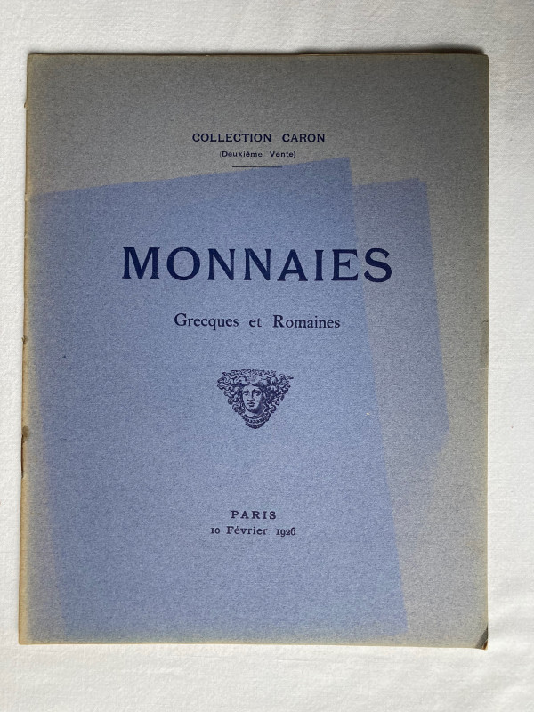 CIANI L. et FLORANGE J. 10.02.1926, Collection Caron (deuxième vente) – Monnaies...