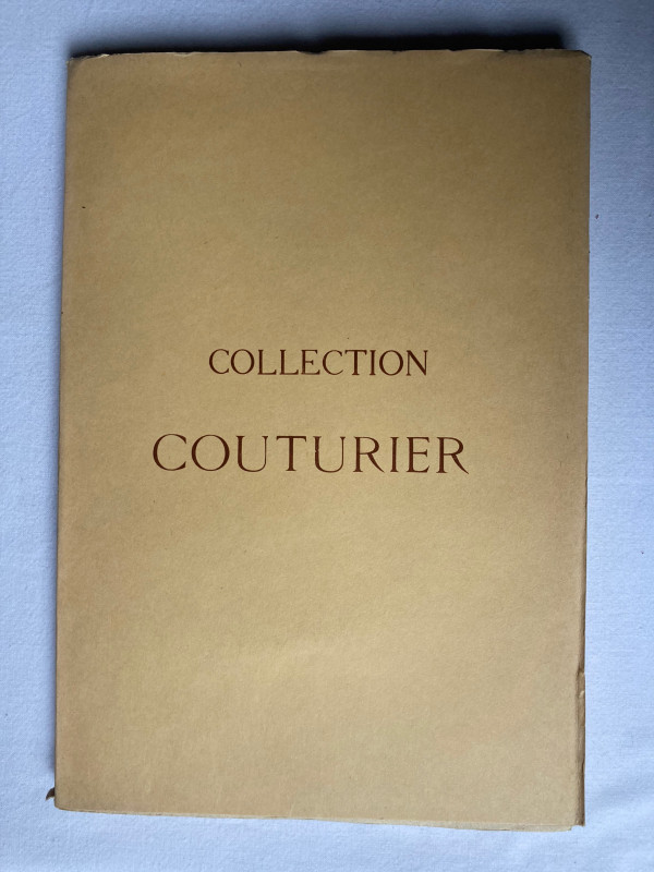 CIANI L. et Alfred PAGE 7.-10.4.1930, Collection COUTURIER - Monnaies antiques, ...