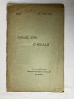 DUPRIEZ Ch. 6.-7.2.1902, Collections de MM. D... de Liège, et V... de Bruxelles : Catalogue de monnaies, jetons et médailles, Bruxelles, A. Nueman, 19...