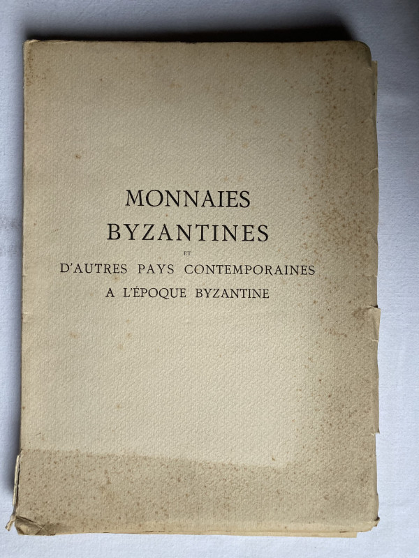 RATTO R. 09.12.1930, Monnaies Byzantines et d'autres pays contemporaines à l'épo...