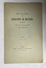 ROLLIN et FEUARDENT, Prix de vente de la Collection de Monnaies Grecques de M. BILLOIN (du 22 au 26 mars 1886) - 2 francs – Paris, Chez C. Rollin et F...