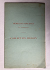 ROLLIN et FEUARDENT 25.05.1893, Collection BILLOIN – Monnaies Grecques et Romaines, Paris. 23 pages.
Belle et rare brochure.