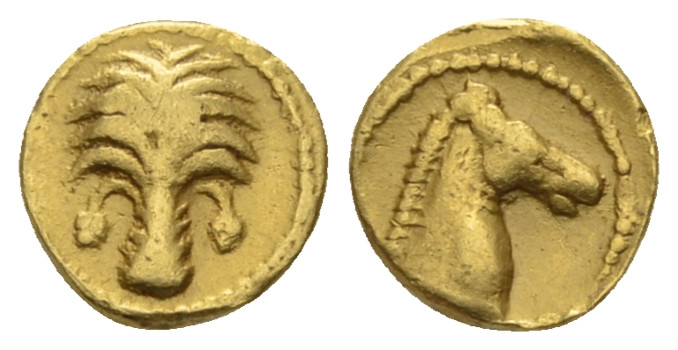 The Carthaginians in Sicily and North Africa, Carthago (?) 1/10 Stater circa 350...