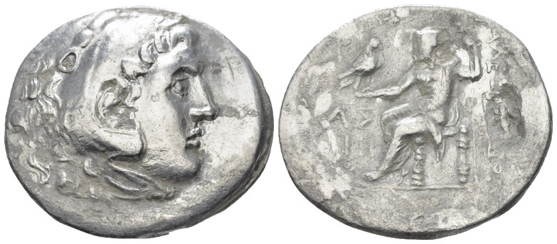 Kingdom of Macedon, Alexander III, 336-323. Aspendos Tetradrachm circa 195-194, ...