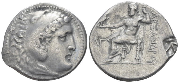 Kingdom of Macedon, Alexander III, 336-323. Perge Tetradrachm circa 189-188, AR ...