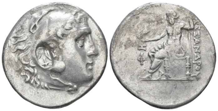 Kingdom of Macedon, Alexander III, 336-323. Phaselis Tetradrachm circa 211-210, ...
