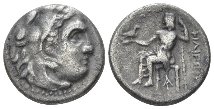 Kingdom of Macedon, Philip III, 323-317 Magnesia ad Maeandrum Drachm circa 323-3...