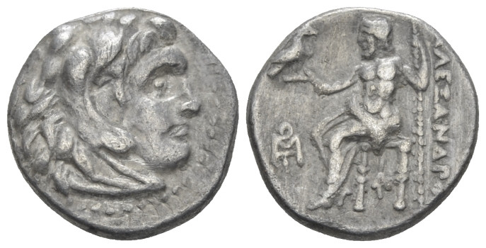 Kingdom of Macedon, Antigonus I, 320-301 Magnesia ad Meandrum Drachm circa 319-3...