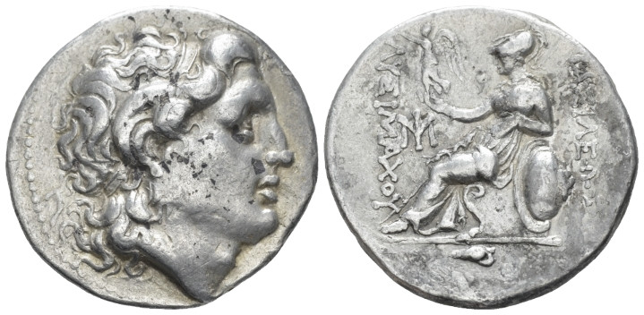 Kingdom of Thrace, Lysimachus, 323-281 Uncertain mint Tetradrachm circa 305-281,...