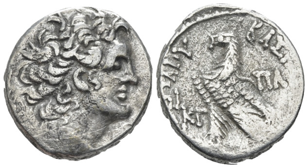 The Ptolemies, Ptolemy X Alexander, 106-88 Alexandria Tetradrachm, Barbarous imi...