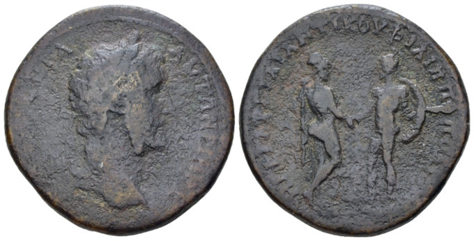 Thrace, Philippopolis Antoninus Pius, 138-161 Bronze circa 138-161, Æ 30.80 mm.,...