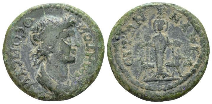 Lydia, Nacrasa Pseudo-autonomous issue. Bronze I cent, Æ 21.60 mm., 4.75 g.
Dra...