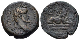 Egypt, Alexandria Antoninus Pius, 138-161 Obol circa 144-145 (year 8), Æ 18.60 mm., 4.20 g.
Laureate head r. Rev. Sphinx reclining r.; in field, LH. ...