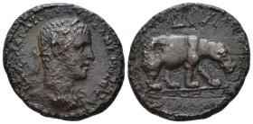 Egypt, Alexandria Severus Alexander, 222-235 Tetradrachm circa 227-228 (year 7), billon 23.00 mm., 10.32 g.
Laureate and cuirassed bust r. Rev. Hippo...