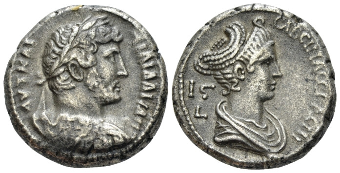 Egypt, Alexandria. Dattari. Hadrian, 117-138 Tetradrachm circa 131-132 (year 16)...