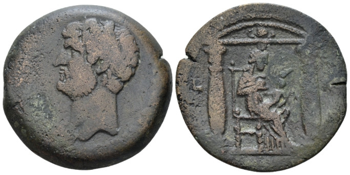 Egypt, Alexandria. Dattari. Hadrian, 117-138 Drachm circa 135-136 (year 20)`, Æ ...