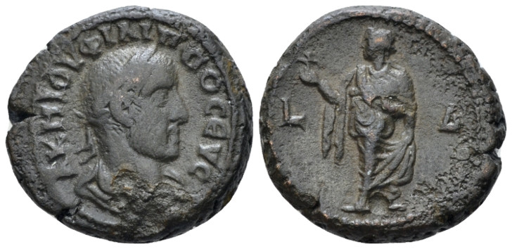 Egypt, Alexandria. Dattari. Philip I, 244-249 Tetradrachm circa 246-247 (year 4)...