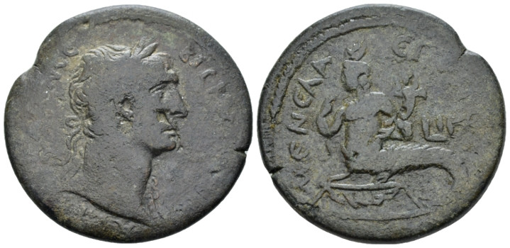 Egypt, Menelaite. Dattari. Trajan, 98-117 Drachm circa 109-110 (year 13), Æ 28.9...