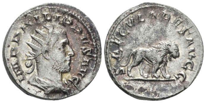 Philip I, 244-249 Antoninianus Rome 248, AR 22.00 mm., 4.26 g.
Radiate, draped,...