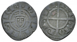 Brindisi, Frederick II Emperor, 1197-1250. Denaro 1239, billon 15.70 mm., 0.94 g.
Travaini 31. Sp. 121. MIR 282. MEC 14, 549.

Very Fine.