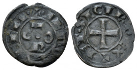 Brindisi, Conrad I, 1250-1254. Denaro 1250-1254, billon 15.80 mm., 0.67 g.
Travaini 54. Sp. 158. MIR 301. MEC 14, 577.

Very Fine/Good Very Fine.