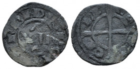 Brindisi or Manfredonia, Manfred, 1258-1266 Denaro 1258-1266, billon 15.00 mm., 0.67 g.
Travaini 71. Sp. 200 (Messina). MIR 139 (Messina). MEC 14, 61...