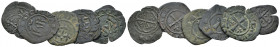 , Charles I of Anjou, 1266-1285 Lot of 6 Denarii XIII, billon , 3.40 g.
Lot of 6 Denarii.

Very Fine-Good Very Fine.