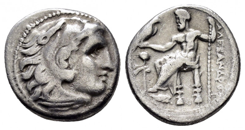 KINGS of MACEDON.Alexander III.(336-323 BC).Magnesia.Drachm.

Obv : Head of Hera...