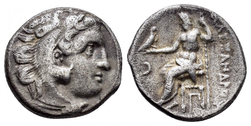 KINGS of MACEDON.Alexander III.(336-323 BC).Kolophon.Drachm. 

Obv : Head of Her...