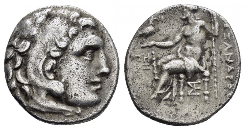 KINGS of MACEDON.Alexander III.(336-323 BC).Erythrae.Drachm. 

Obv : Head of Her...