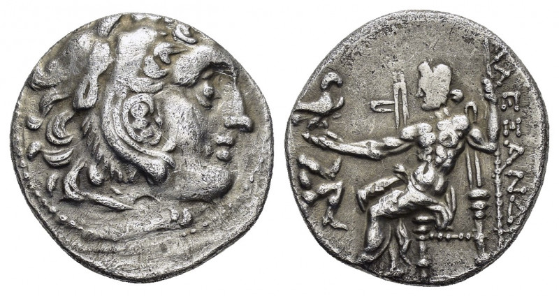 KINGS of MACEDON.Alexander III.(336-323 BC).Chios.Drachm.

Obv : Head of Herakle...