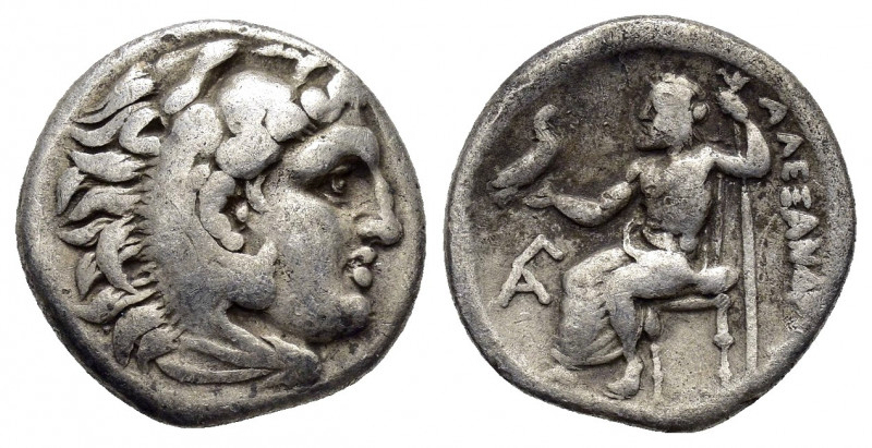 KINGS of MACEDON.Alexander III.(336-323 BC).Lampsakos.Drachm.

Obv : Head of Her...
