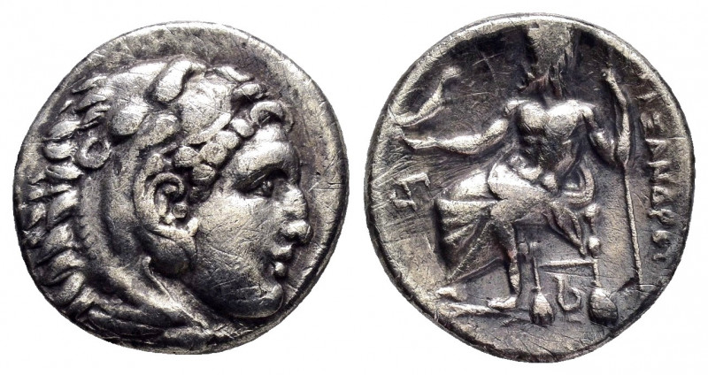 KINGS of MACEDON.Philip III.(323-317 BC).Lampsakos.Drachm.

Obv : Head of Herakl...