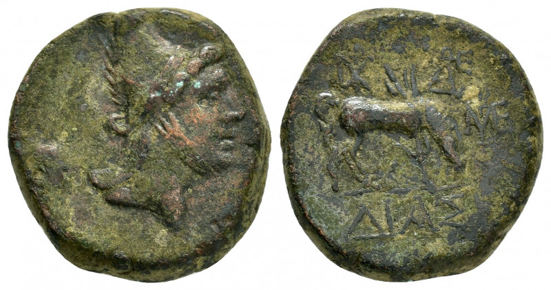 BITHYNIA.Dia.(Circa 85-65 BC).Ae.

Obv : Head of Perseus right, wearing phrygian...