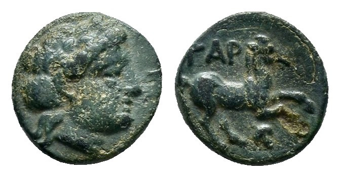 TROAS.Gargara.(Circa late 3rd - early 2nd century BC).Ae.

Obv : Laureate head o...