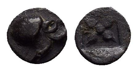 TROAS.Kolone.(4th Century BC).Obol.

Obv : Helmeted head of Athena right.

Rev :...