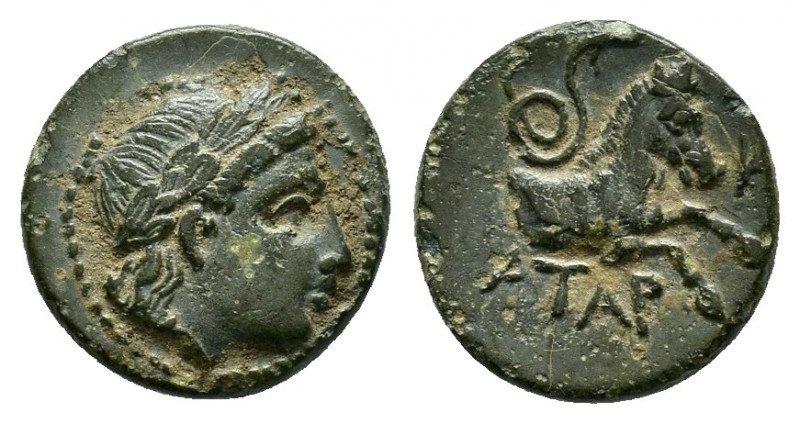 MYSIA.Atarnios.(Circa 350-300 BC).Ae.

Obv : Laureate head of Apollo right.

Rev...