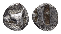 MYSIA.Kyzikos.(Circa 600-550 BC).Obol.

Obv : Head of tunny fish to left.

Rev : Rough incuse.
SNG Aulock 7323; Rosen 515; SNG France 359.

Condition ...