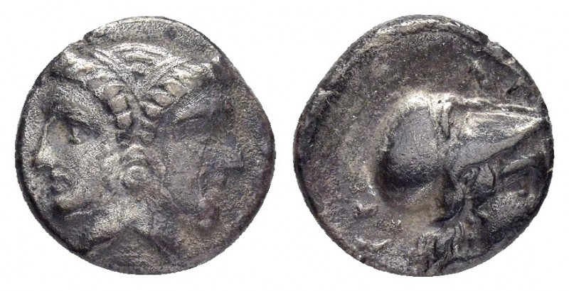 MYSIA.Lampsakos.(Circa 500-450 BC).Obol.

Obv : Janus-faced female head with dia...