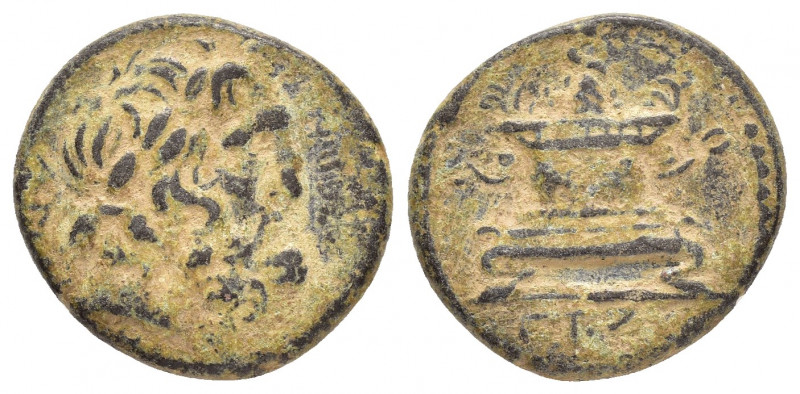 SYRIA.Pseudo-autonomous issue.Antioch.Ae.

Obv : Laureate head of Zeus right.

R...