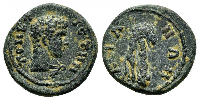 BITHYNIA.Cius.Pseudo-autonomous.(Reign of Antoninus Pius).Ae.

Obv : ΤΟΝ ΚΤΙΣΤΗΝ...