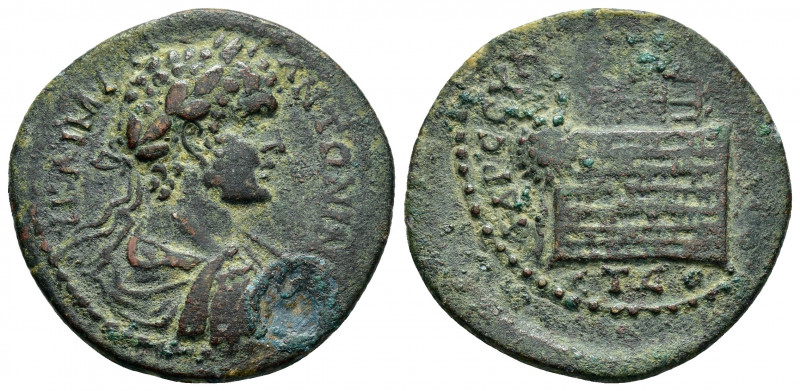 PONTUS.Amaseia.Caracalla.(211-217)Ae.

Obv : KAI M AVΡ ANTΩNINOC.
Laureate, drap...