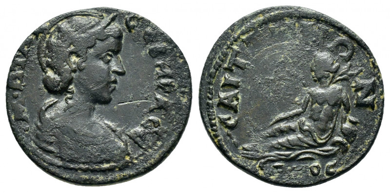 LYDIA.Saitta.Otacilia Severa.(244-249).Ae.

Obv : Μ ΩΤΑΚ CЄΒΗΡΑ CЄ.
Draped bust ...