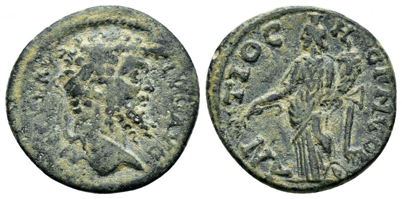 PISIDIA.Antioch.Septimius Severus.(193-211).Ae.

Obv : L SEPT SEV PERT AVG.
Laur...